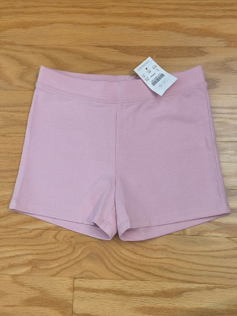 Crewcuts Tumble Shorts Knit Bike Shorts Pastel Pink Size 10 NWT